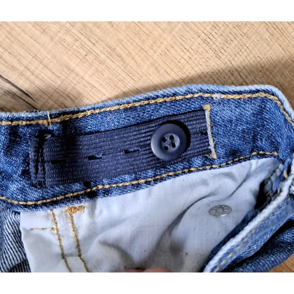 Children's PLACE Boys Jeans-Medium Wash -Straight Leg-Adjustable Waist -Size 12